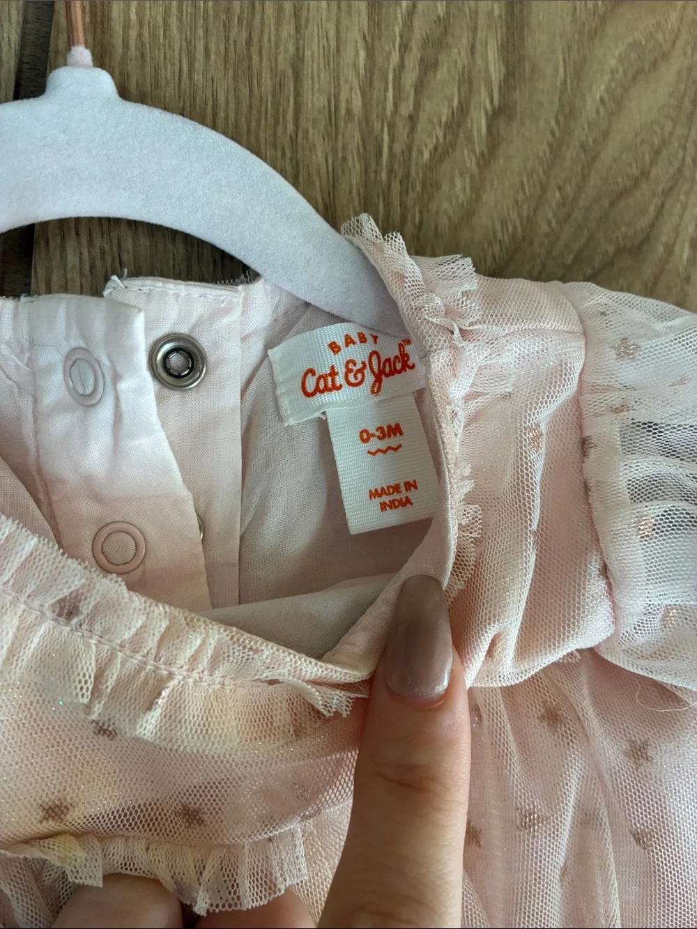 Cat & Jack Pink Star Tulle Dress for Girls